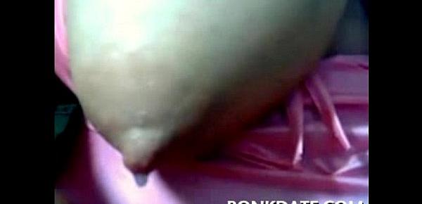  Pregnant asian babe with big lactating boobs